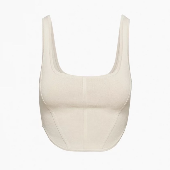 aritiza // sculpt knit bustier tank - Picture 5 of 10